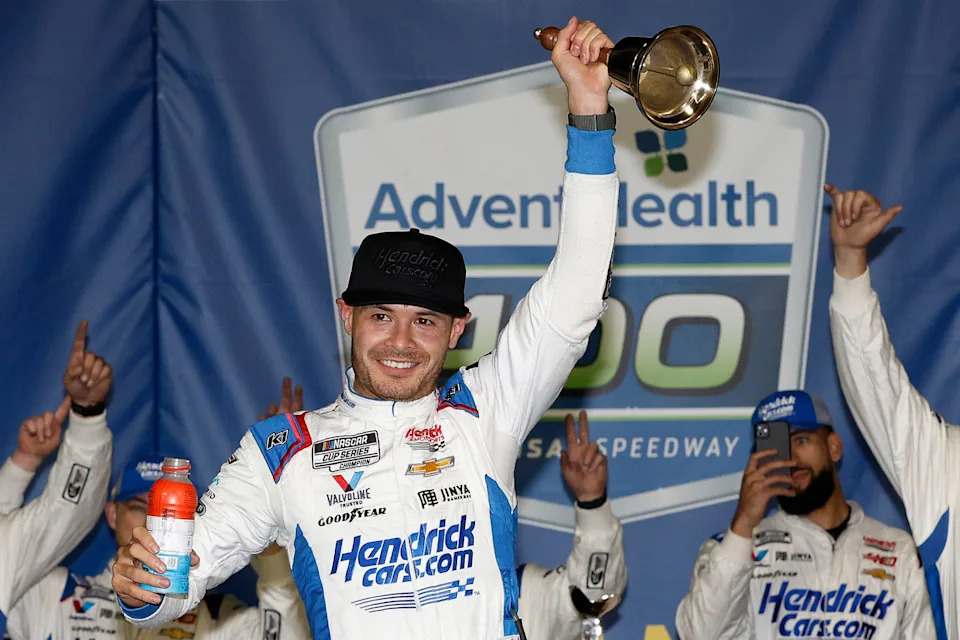 NASCAR qualifying outcomes: Beginning lineup set for Sunday at Kansas. Kyle Larson up entrance NASCAR qualifying outcomes: Beginning lineup set for Sunday at Kansas. Kyle Larson up entrance