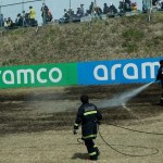 A number of grass fires wreak havoc at Japanese Grand Prix qualifying as Max Verstappen units new lap document A number of grass fires wreak havoc at Japanese Grand Prix qualifying as Max Verstappen units new lap document