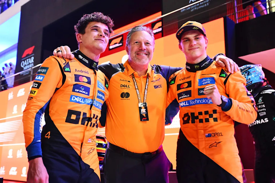 Zak Brown Goes Unfiltered at McLaren Occasion With Lando Norris, Oscar Piastri Zak Brown Goes Unfiltered at McLaren Occasion With Lando Norris, Oscar Piastri