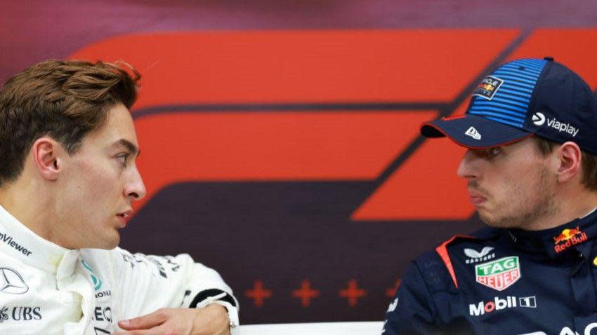 Russell promoted to Qatar pole by Verstappen grid penalty Russell promoted to Qatar pole by Verstappen grid penalty