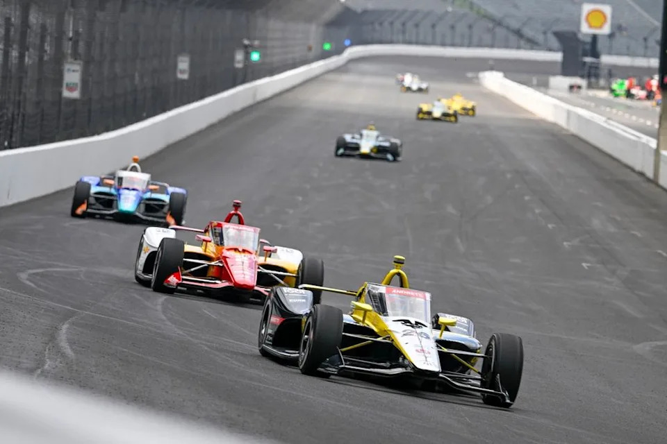 Josef Newgarden leads frantic Indy 500 apply; Rasmussen spins Josef Newgarden leads frantic Indy 500 apply; Rasmussen spins
