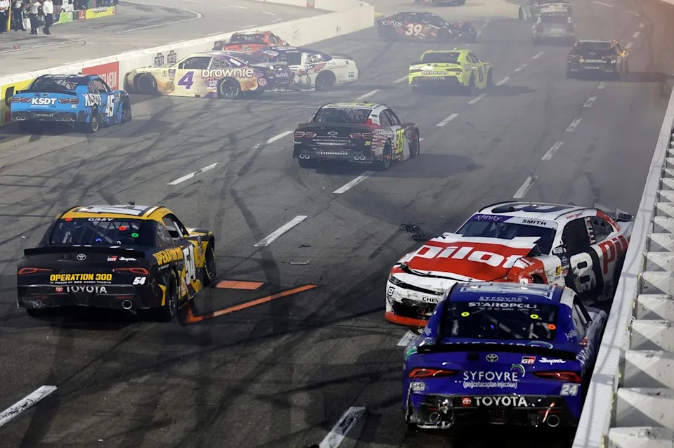 Denny Hamlin calls on NASCAR to behave after “horrible driving” in Xfinity race Denny Hamlin calls on NASCAR to behave after “horrible driving” in Xfinity race