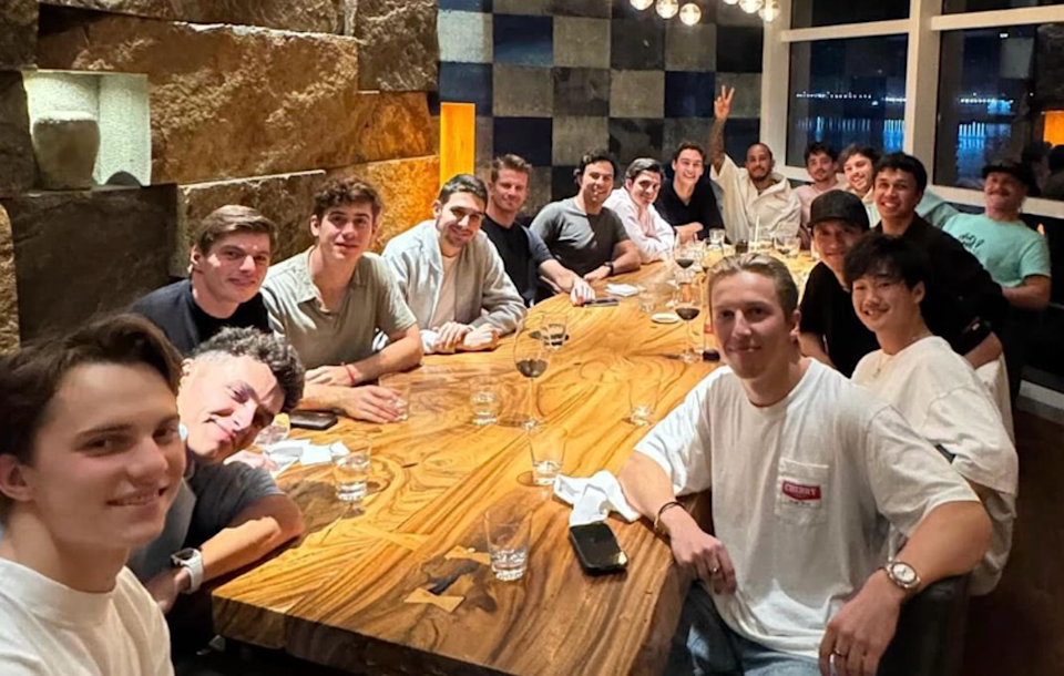 Liam Lawson lifts lid on awkward Verstappen and Russell second at F1 drivers’ dinner Liam Lawson lifts lid on awkward Verstappen and Russell second at F1 drivers’ dinner