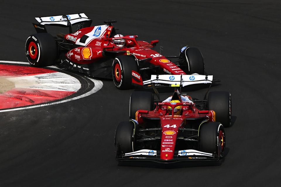 Lewis Hamilton conflict with Ferrari teammate Charles Leclerc performed down: ‘It’s not his fault’ Lewis Hamilton conflict with Ferrari teammate Charles Leclerc performed down: ‘It’s not his fault’