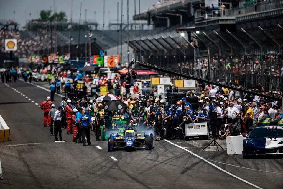 Alex Palou delivers crushing last run to say Indy 500 pole, Rossi second Alex Palou delivers crushing last run to say Indy 500 pole, Rossi second