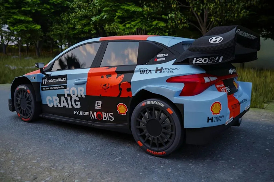 Hyundai unveils Craig Breen tribute livery for WRC Croatia Hyundai unveils Craig Breen tribute livery for WRC Croatia