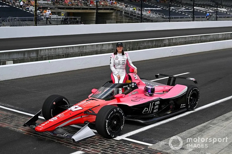 Katherine Legge hopeful she will be able to try the Indy 500 and Coke 600 Double sooner or later Katherine Legge hopeful she will be able to try the Indy 500 and Coke 600 Double sooner or later