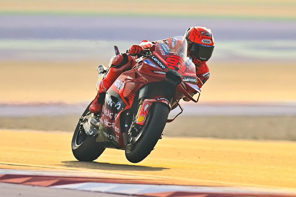 MotoGP Qatar GP: Marc Marquez grabs pole, Bagnaia crashes MotoGP Qatar GP: Marc Marquez grabs pole, Bagnaia crashes