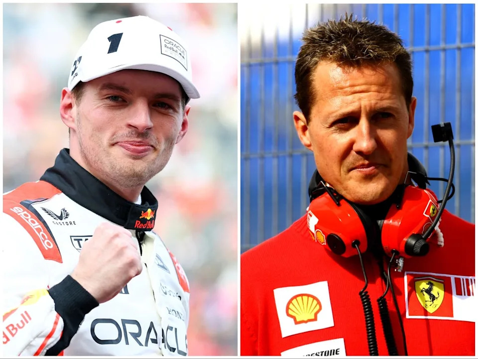 Max Verstappen in comparison with Michael Schumacher by former F1 driver after Japan GP remark Max Verstappen in comparison with Michael Schumacher by former F1 driver after Japan GP remark