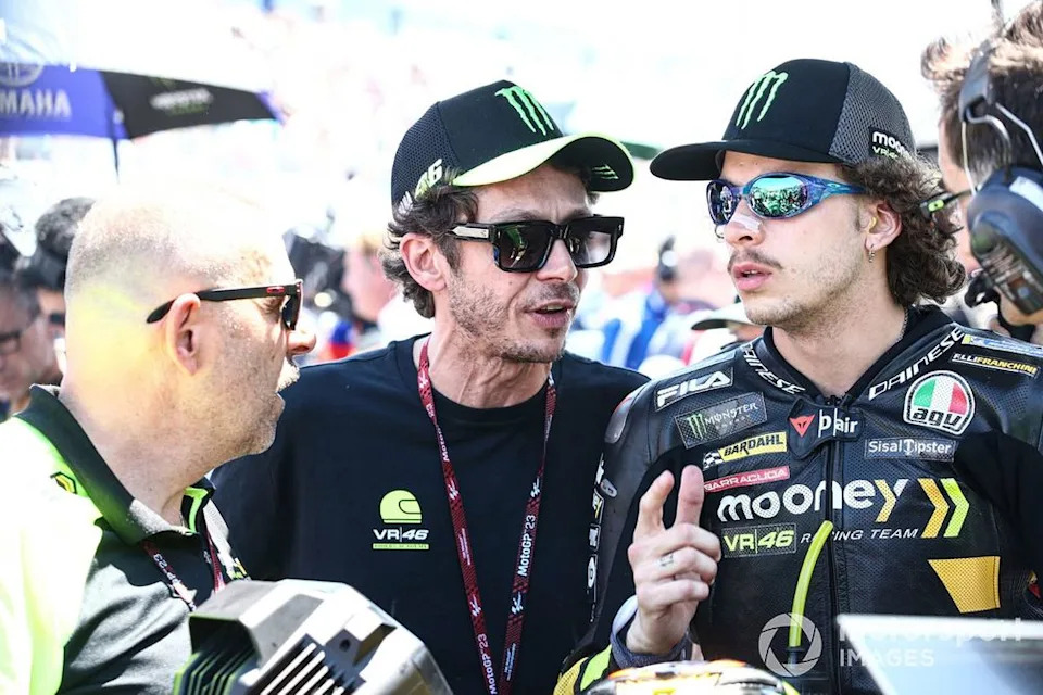Bezzecchi stays coy on what recommendation MotoGP legend Rossi offers to him Bezzecchi stays coy on what recommendation MotoGP legend Rossi offers to him