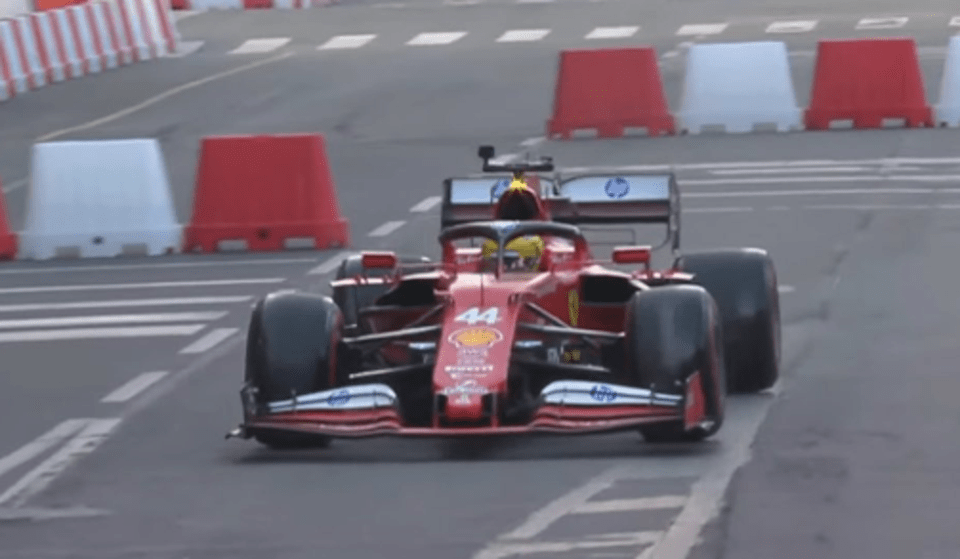 Lewis Hamilton drives Ferrari F1 automobile on streets of Milan forward of 2025 season Lewis Hamilton drives Ferrari F1 automobile on streets of Milan forward of 2025 season