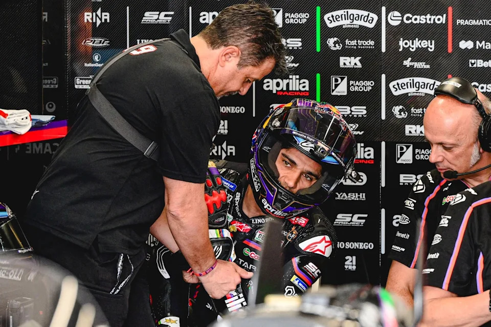 Jorge Martin makes progress in monitor comeback whereas Aprilia struggles Jorge Martin makes progress in monitor comeback whereas Aprilia struggles