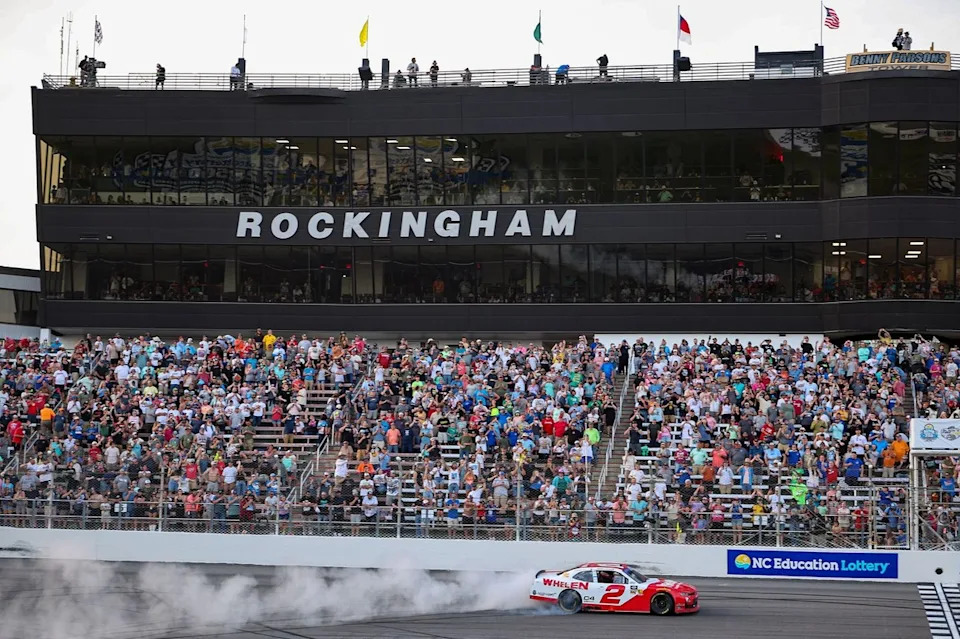 Jesse Love victorious in wild wreckfest at Rockingham Jesse Love victorious in wild wreckfest at Rockingham