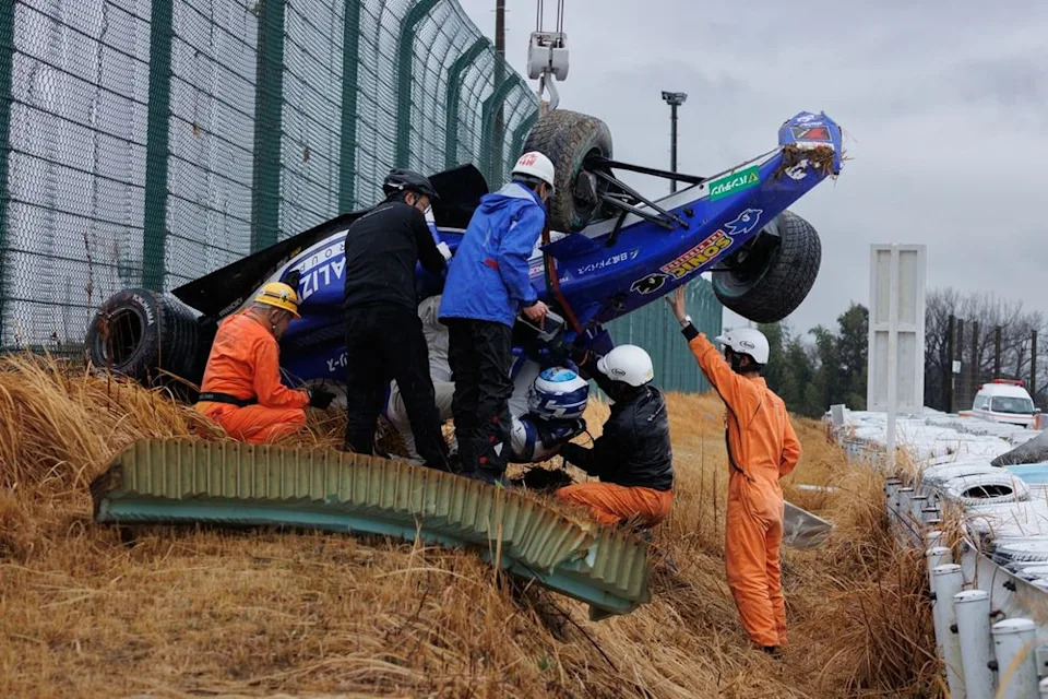 Nirei Fukuzumi tops Suzuka Tremendous Formulation take a look at as Luke Browning escapes 130R crash Nirei Fukuzumi tops Suzuka Tremendous Formulation take a look at as Luke Browning escapes 130R crash