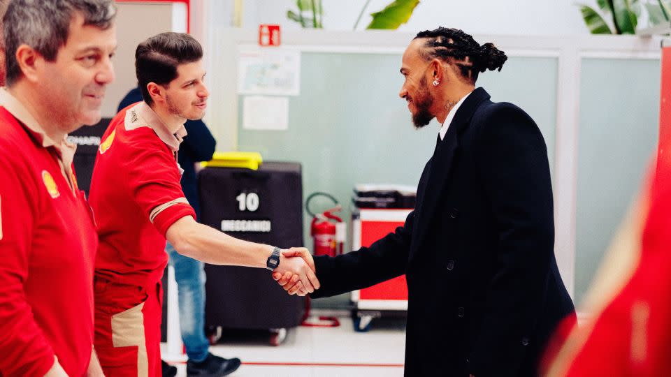 Lewis Hamilton realizes ‘dream’ on his first official day at Ferrari Lewis Hamilton realizes ‘dream’ on his first official day at Ferrari
