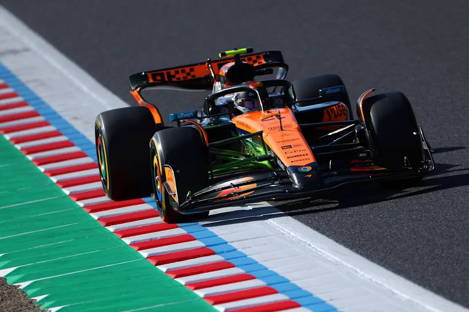 F1 Japanese GP: Norris leads McLaren 1-2 as grass fires interrupt observe F1 Japanese GP: Norris leads McLaren 1-2 as grass fires interrupt observe