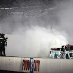 Chandler Smith holds off Kyle Larson to win NASCAR Vans at Bristol Chandler Smith holds off Kyle Larson to win NASCAR Vans at Bristol