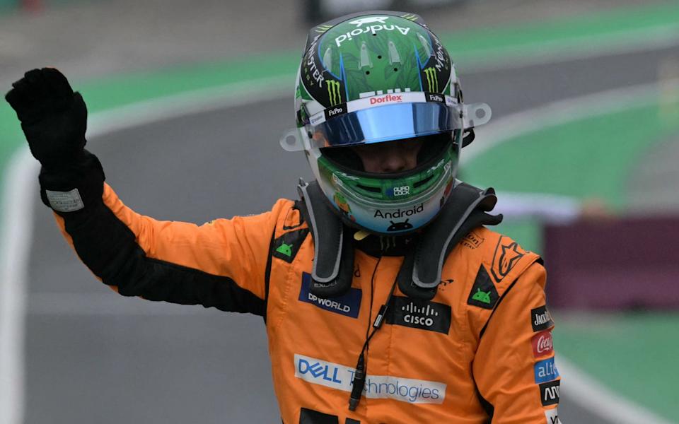 Oscar Piastri heads Lando Norris in Sao Paulo dash qualifying with Max Verstappen fourth Oscar Piastri heads Lando Norris in Sao Paulo dash qualifying with Max Verstappen fourth