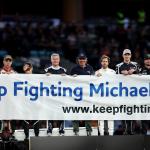 Michael Schumacher tribute unveiled by son Mick and Sebastian Vettel: ‘Hold combating’ Michael Schumacher tribute unveiled by son Mick and Sebastian Vettel: ‘Hold combating’