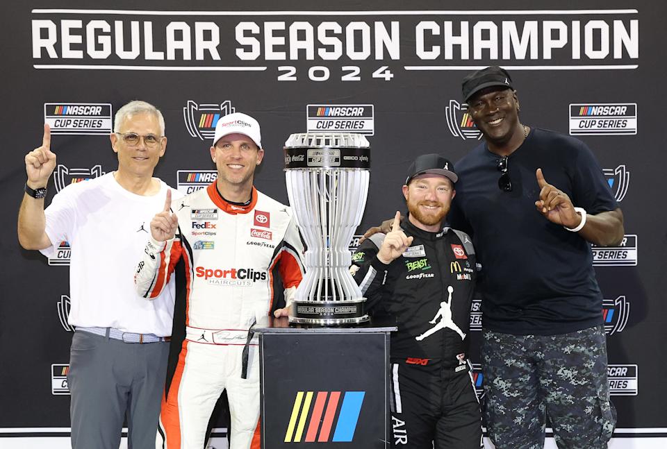 NASCAR By the Gears: Michael Jordan will get win, Denny Hamlin will purchase cigars, and extra NASCAR By the Gears: Michael Jordan will get win, Denny Hamlin will purchase cigars, and extra