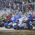 World of Outlaws cranks at Volusia. NASCAR star Christopher Bell aboard in Barberville World of Outlaws cranks at Volusia. NASCAR star Christopher Bell aboard in Barberville