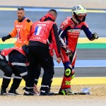 Joan Mir suffers fracture after French GP collision with Francesco Bagnaia Joan Mir suffers fracture after French GP collision with Francesco Bagnaia