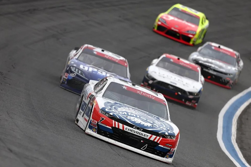 William Byron wins chaotic Charlotte Xfinity race in NASCAR time beyond regulation William Byron wins chaotic Charlotte Xfinity race in NASCAR time beyond regulation