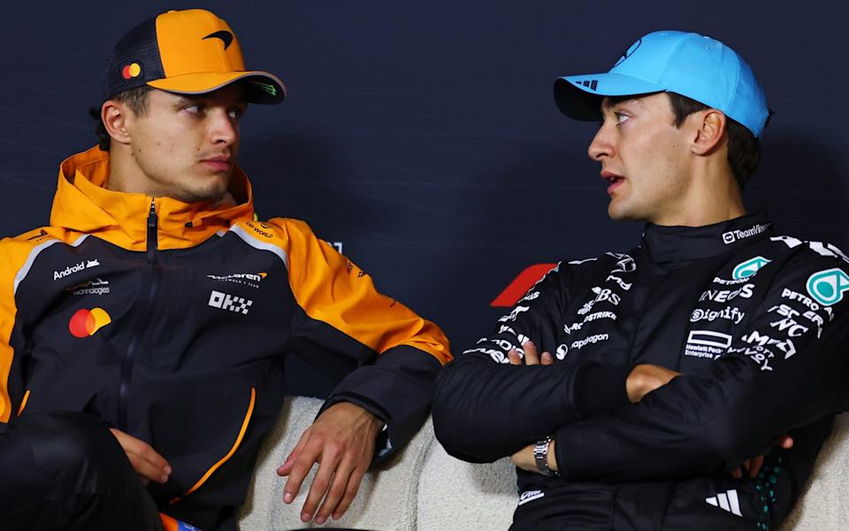 Lando Norris accuses British rival George Russell of ‘taking part in thoughts video games’ Lando Norris accuses British rival George Russell of ‘taking part in thoughts video games’