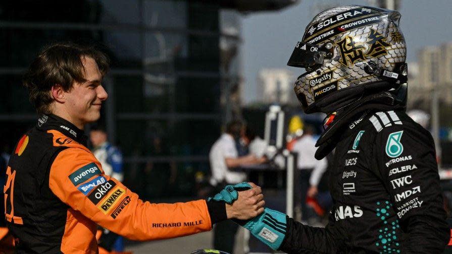 Piastri takes first pole in China forward of Russell Piastri takes first pole in China forward of Russell