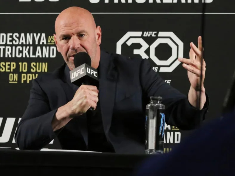 Dana White Hints at NASCAR Ambitions at UFC 322 Dana White Hints at NASCAR Ambitions at UFC 322