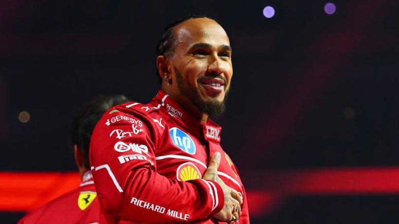Hamilton ‘invigorated’ by Ferrari transfer at F1 launch Hamilton ‘invigorated’ by Ferrari transfer at F1 launch