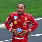 Lewis Hamilton claims historic first F1 win for Ferrari in Chinese language GP dash race Lewis Hamilton claims historic first F1 win for Ferrari in Chinese language GP dash race