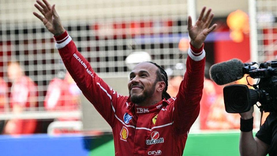 Hamilton takes first Ferrari win in China dash Hamilton takes first Ferrari win in China dash