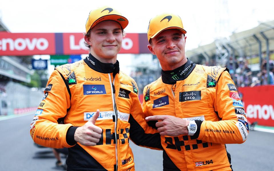 Lando Norris wins Brazil GP dash race however Max Verstappen beneath investigation Lando Norris wins Brazil GP dash race however Max Verstappen beneath investigation