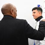 Heartwarming second Lewis Hamilton’s dad consoles F1 rookie after debut crash Heartwarming second Lewis Hamilton’s dad consoles F1 rookie after debut crash