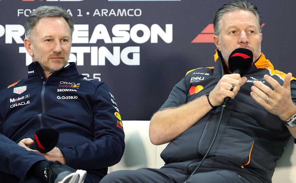 Zak Brown tells Christian Horner to recover from it after Pink Bull boss hits out at Max Verstappen boos Zak Brown tells Christian Horner to recover from it after Pink Bull boss hits out at Max Verstappen boos