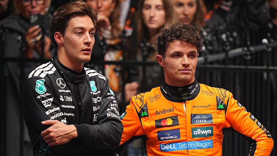 McLaren hole larger than Purple Bull ever had – Russell McLaren hole larger than Purple Bull ever had – Russell