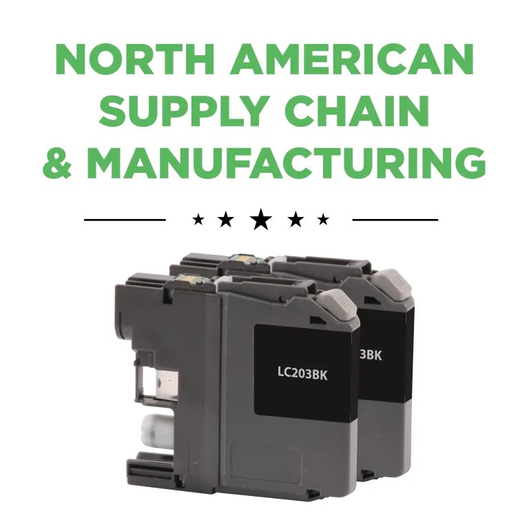 Clover Imaging Remanufactured High Yield Black Ink Cartridge for Brother LC203XL 2-Pack