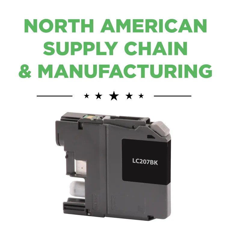 Clover Imaging Remanufactured Super High Yield Black Ink Cartridge for Brother LC207XXL