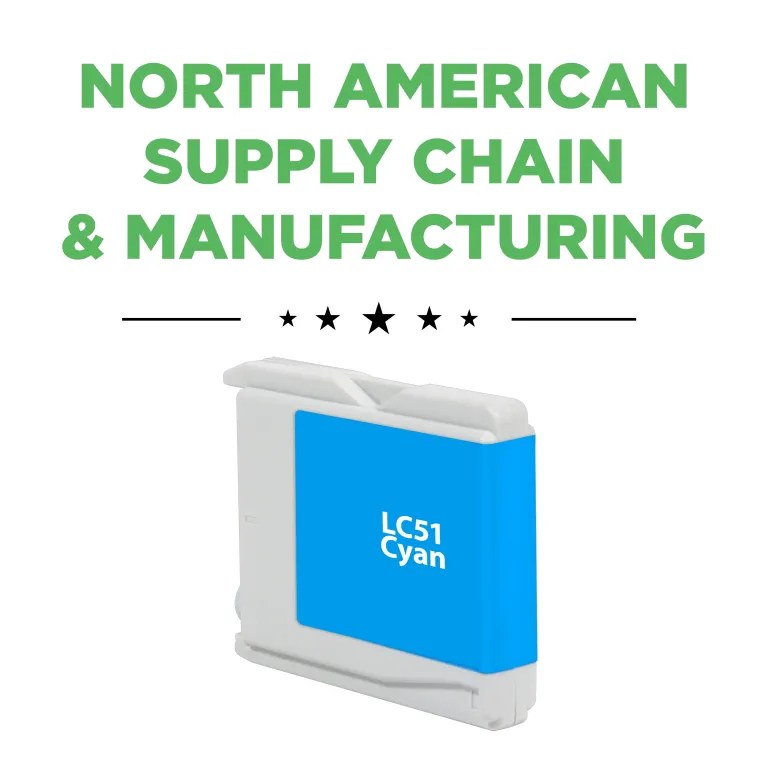 Clover Imaging Remanufactured Cyan Ink Cartridge for Brother LC51