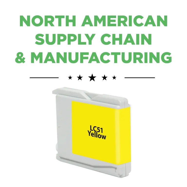 Clover Imaging Remanufactured Yellow Ink Cartridge for Brother LC51