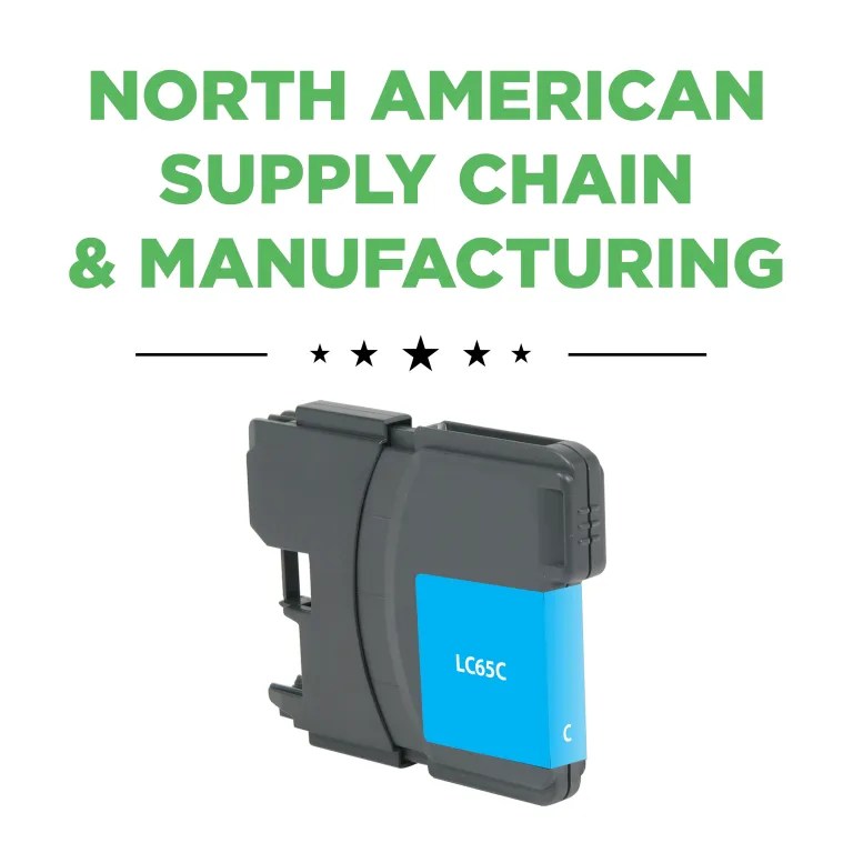 Clover Imaging Remanufactured High Yield Cyan Ink Cartridge for Brother LC65