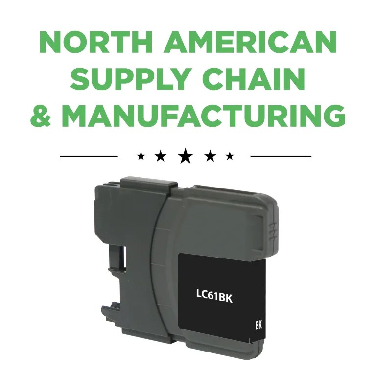 Clover Imaging Remanufactured Black Ink Cartridge for Brother LC61