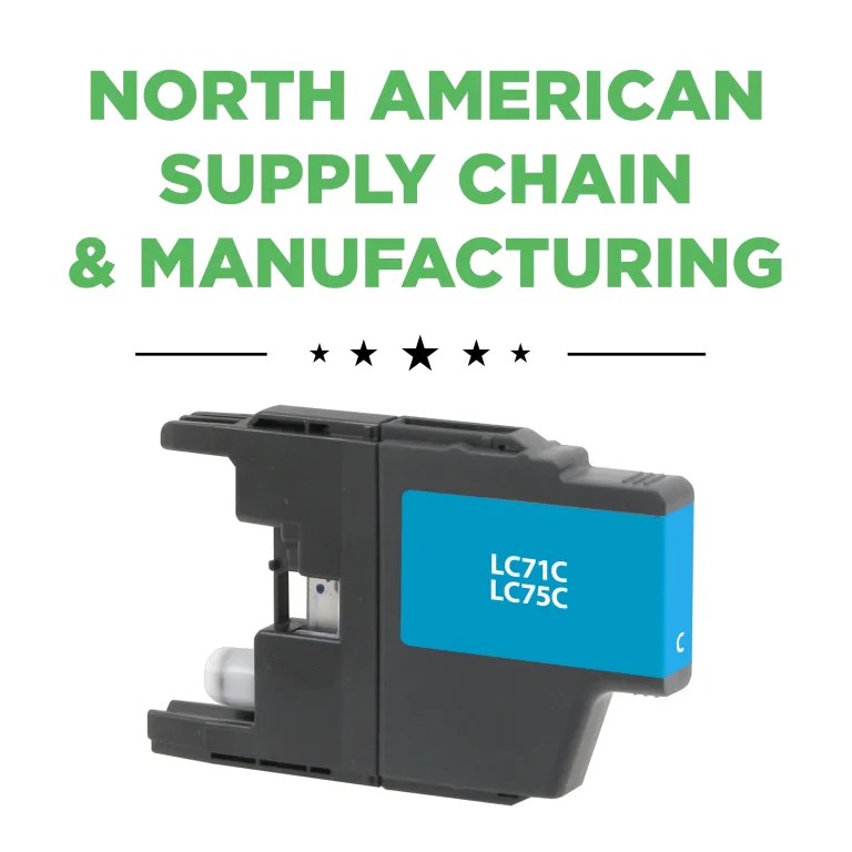 Clover Imaging Remanufactured High Yield Cyan Ink Cartridge for Brother LC71/LC75