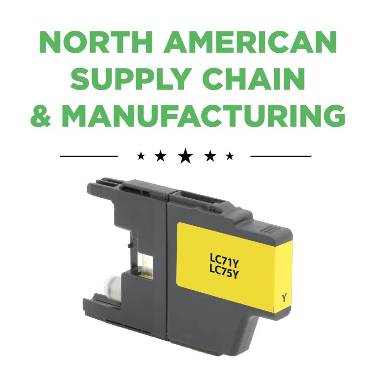 Clover Imaging Remanufactured High Yield Yellow Ink Cartridge for Brother LC71/LC75