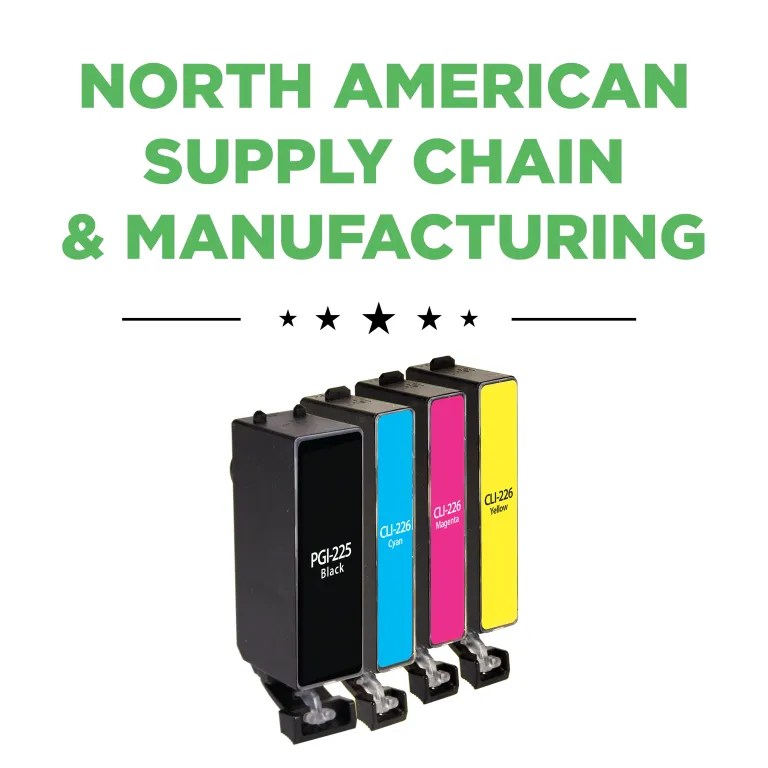 Clover Imaging Remanufactured Black, Cyan, Magenta, Yellow Ink Cartridges for Canon PGI-225/CLI-226 (4530B008) 4-Pack