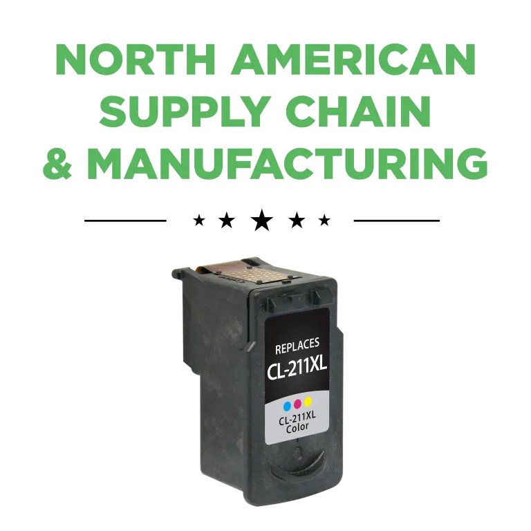 Clover Imaging Remanufactured High Yield Color Ink Cartridge for Canon CL-211XL (2975B001)