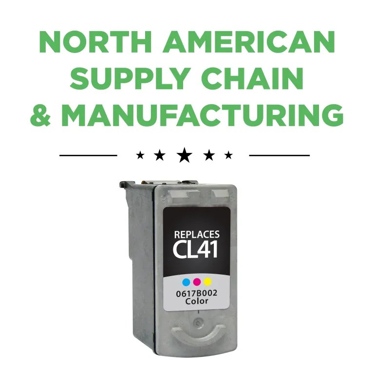 Clover Imaging Remanufactured Color Ink Cartridge for Canon CL-41 (0617B002)