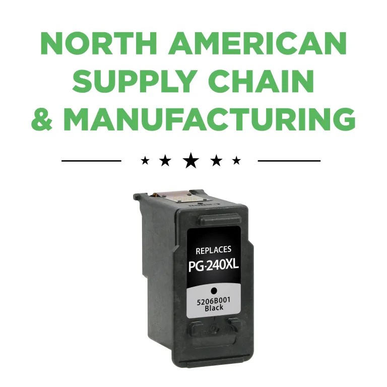 Clover Imaging Remanufactured High Yield Black Ink Cartridge for Canon PG-240XL (5206B001)