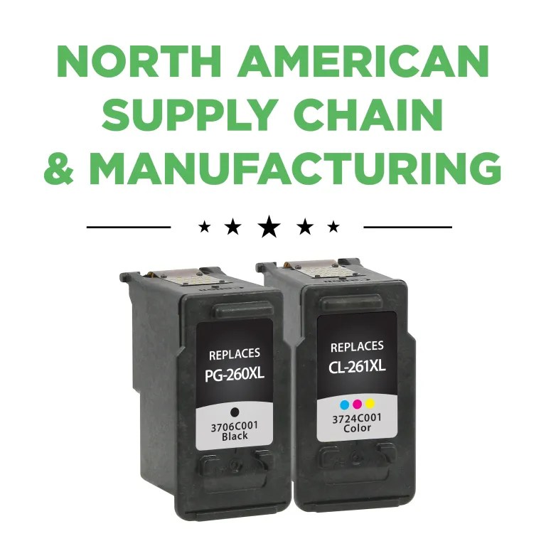 Clover Imaging Remanufactured High Yield Black, Color Ink Cartridges for Canon PG-260XL/CL-261XL (3706C005) 2-Pack